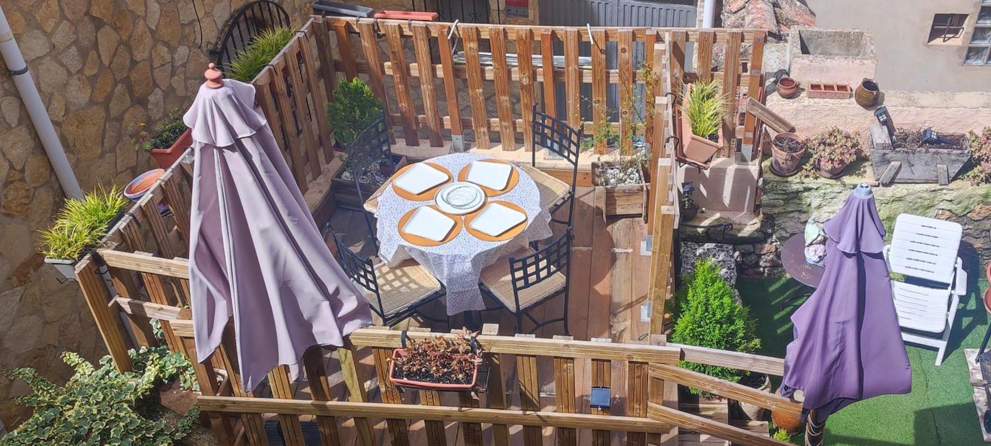 הוילה Villanueva de Viver Alcoba Con Patio Del Siglo XIX מראה חיצוני תמונה